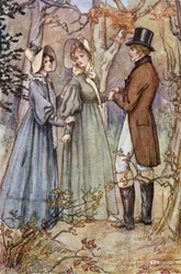 Illustration for Wives and Daughters by Mrs Gaskell